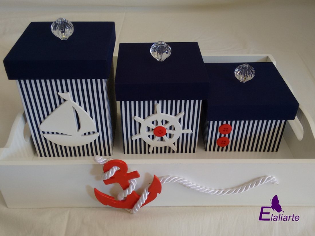 Kit para quarto de bebê Marinheiro Kit para quarto de bebê Marinheiro