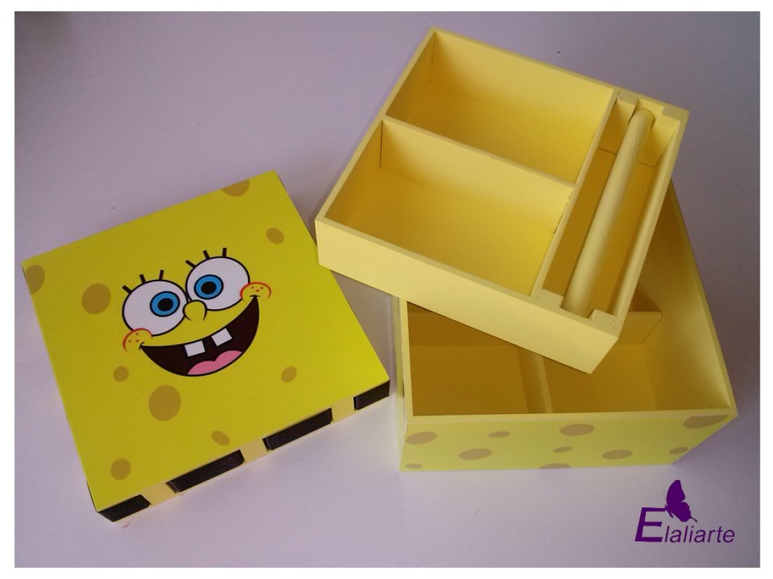 Caixa Bob Esponja Caixa Bob Esponja
