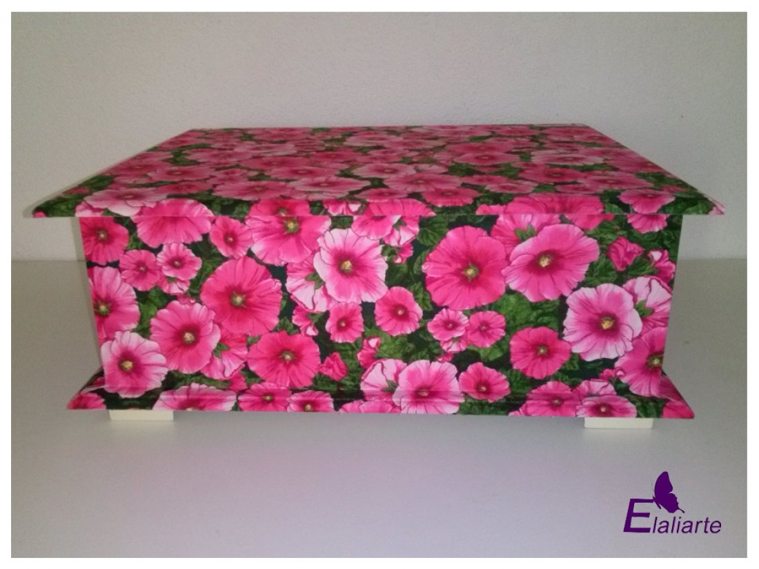 Caixa floral porta jóia Caixa floral porta jóia