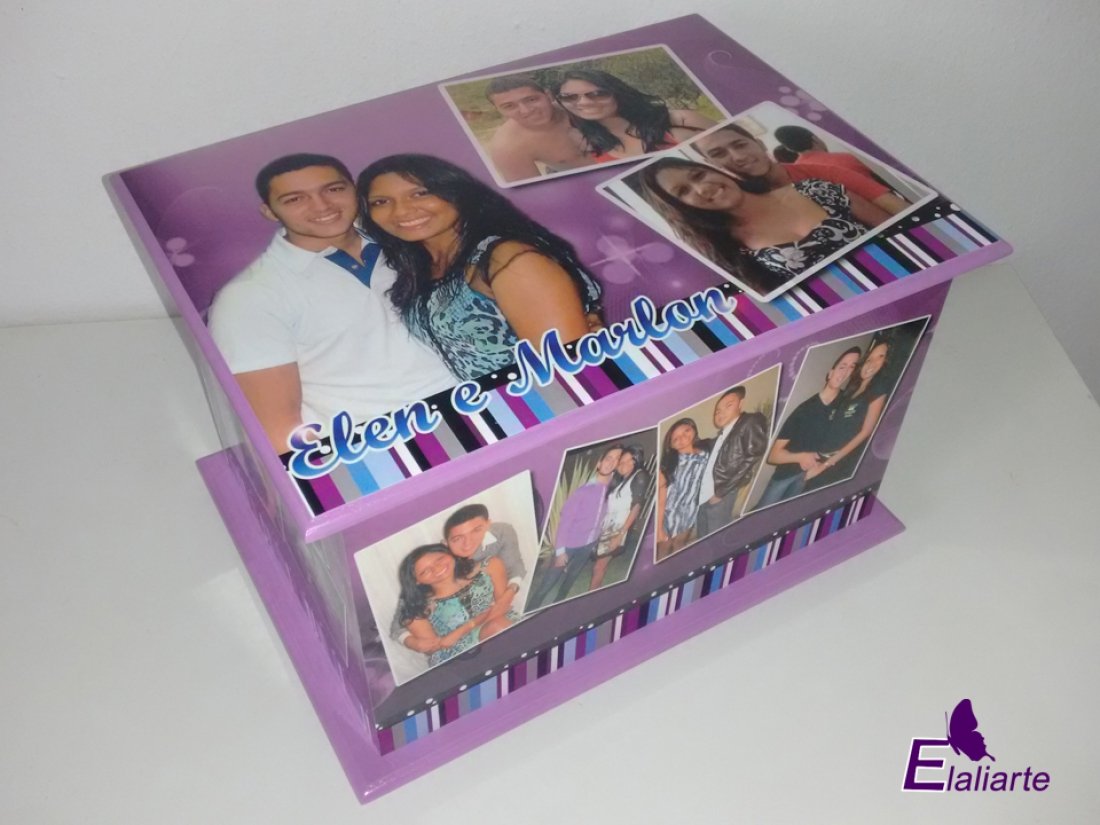 Baú personalizado com fotos
