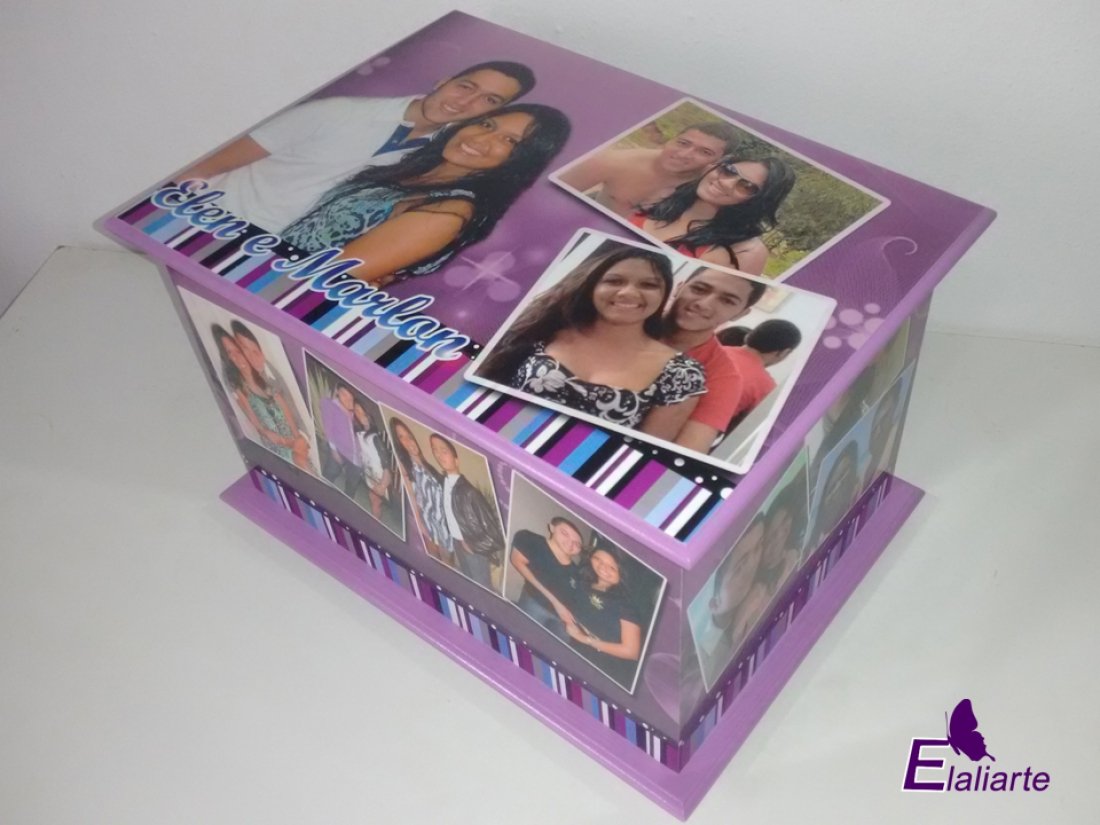Baú personalizado com fotos