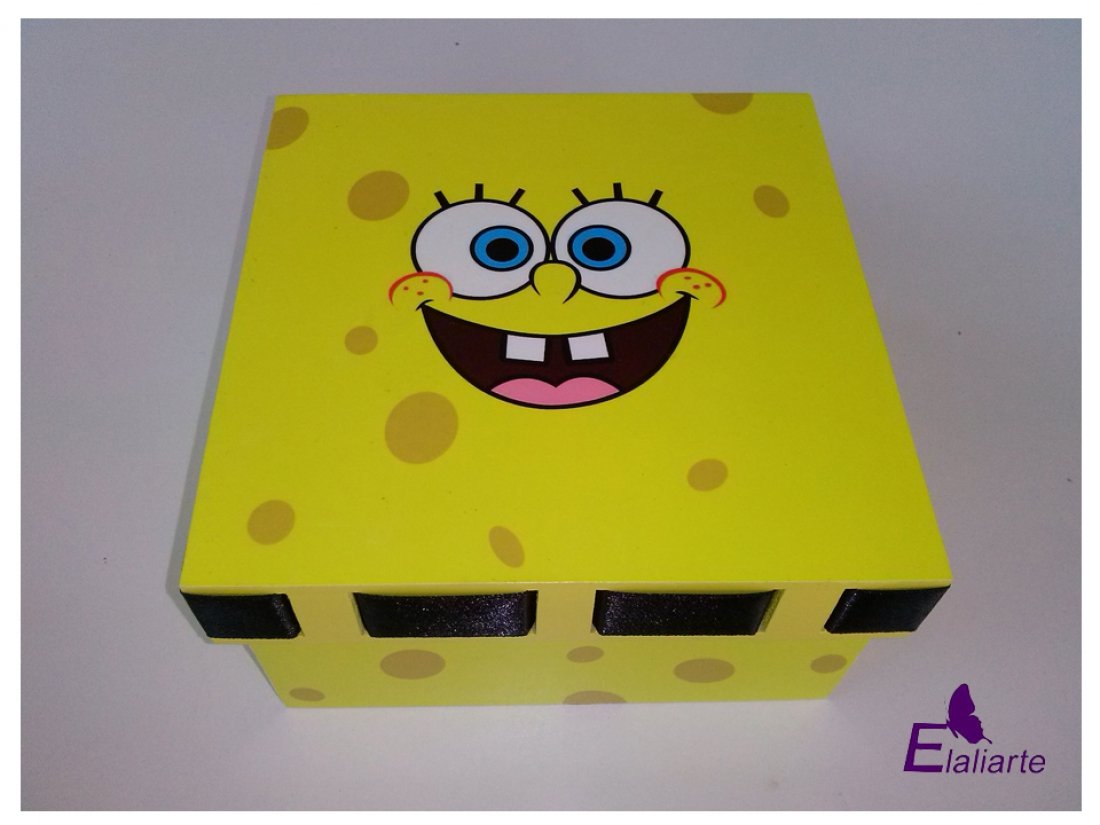 Caixa Bob Esponja Caixa Bob Esponja