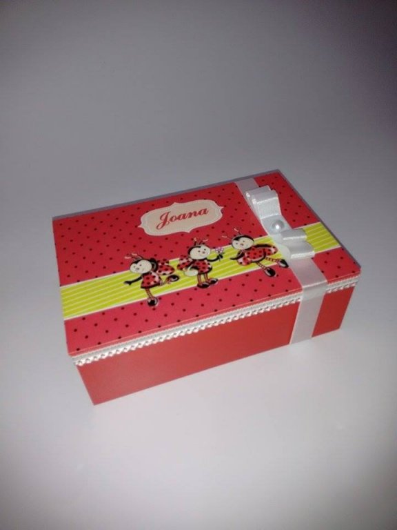 Caixa da joaninha personalizada Caixa da joaninha personalizada