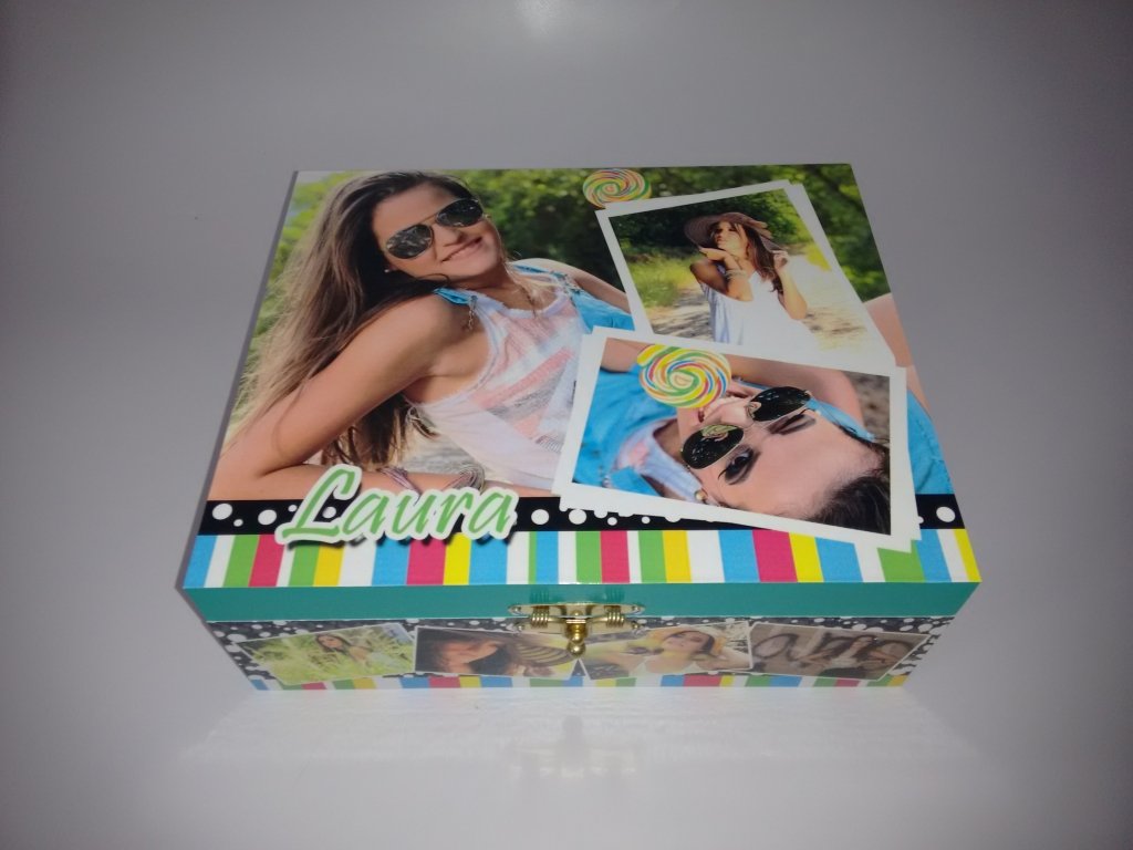 Caixa personalizada com foto