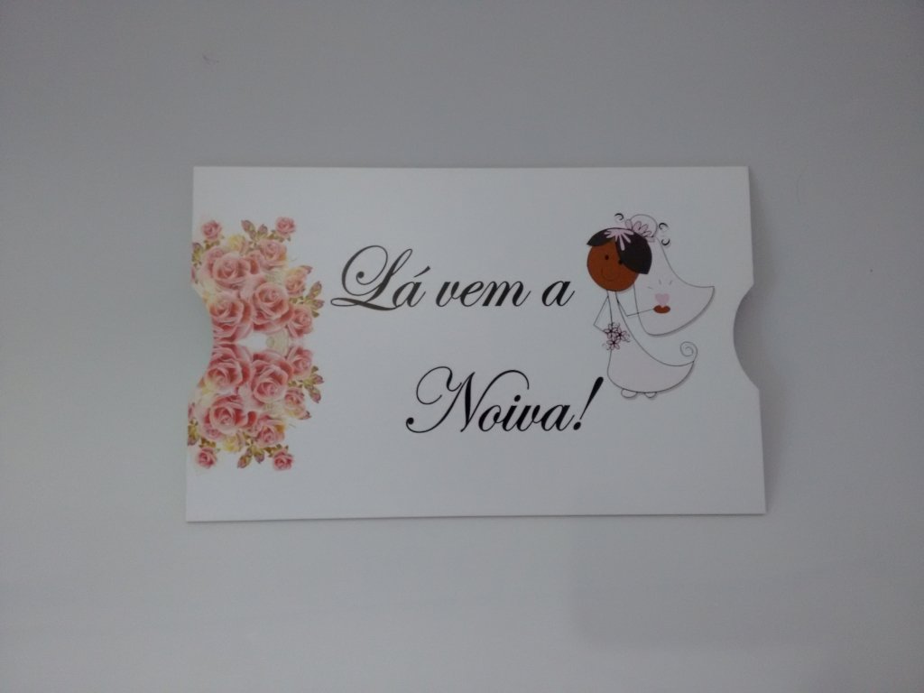 Placa de casamento Enfim Casados / Lá vem a noiva Placa de casamento Enfim Casados / Lá vem a noiva