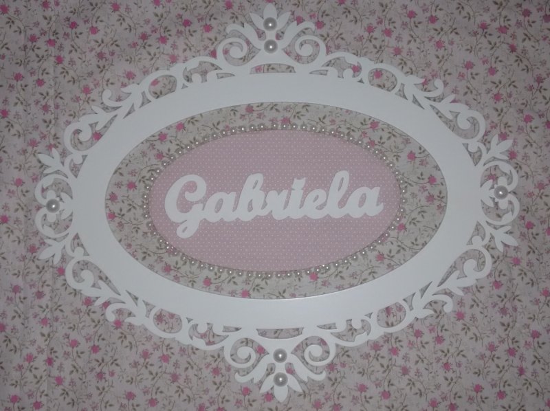 Placa porta maternidade Gabriela Placa porta maternidade Gabriela