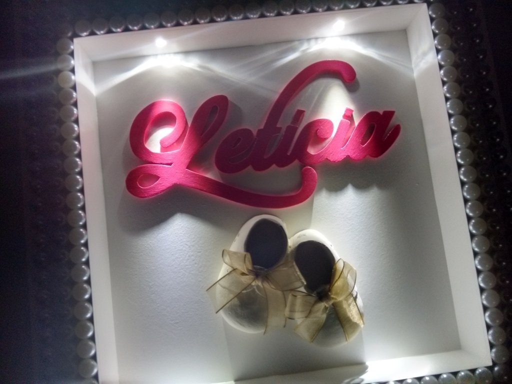 Quadro de led Letícia Quadro de led Letícia